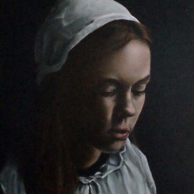 Meisje-met-wit-hoofdkapje