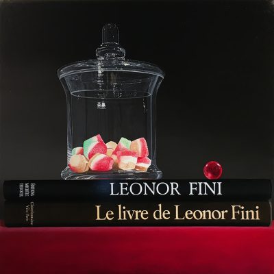 SMALL-©Homage-to-LEONOR-FINI-Oil-on-linen-canvas-50X50cm-