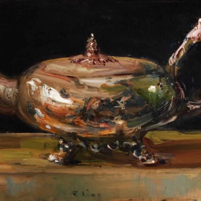 Zelfportret-in-platte-pot-30x52-cm-o-p-2020